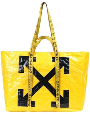 OFF-WHITE Arrows Tote Bag Yellow Black Buy OFF-WHITE Arrows Tote Bag Yellow Black