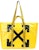 OFF-WHITE Arrows Tote Bag Yellow Black