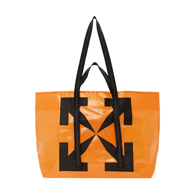 OFF-WHITE Arrows Tyvek Tote Orange/Black