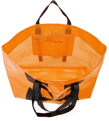 OFF-WHITE Arrows Tyvek Tote Orange/Black Lookbook OFF-WHITE Arrows Tyvek Tote Orange/Black