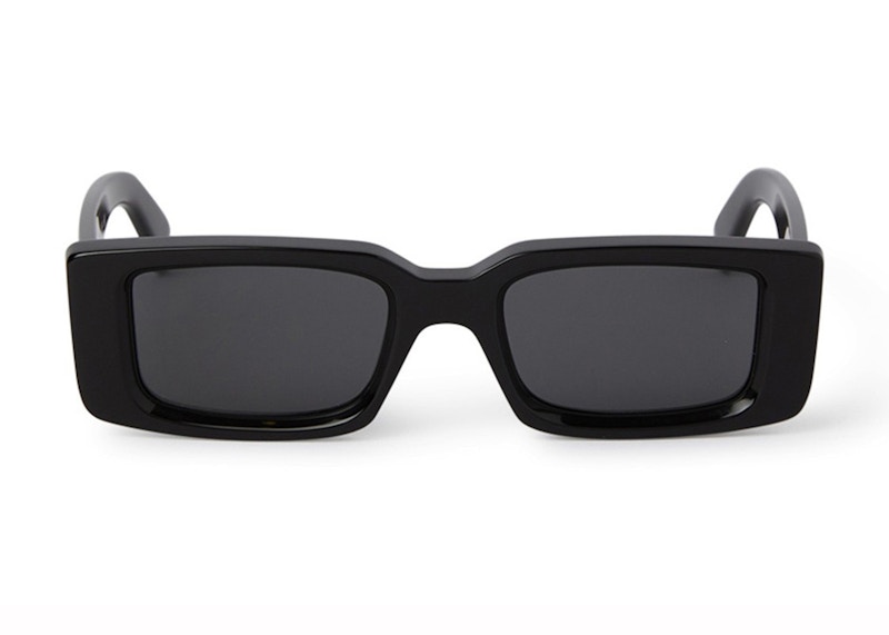 Order Gafas de Sol OFF-WHITE Arthur Rectangulares Negro/Gris Oscuro.