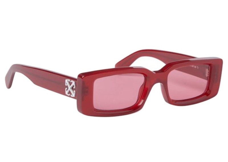 OFF-WHITE Arthur Sunglasses Red (OERI127S24PLA0012828)