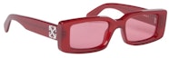 Buy OFF-WHITE Arthur Sunglasses Red (OERI127S24PLA0012828)