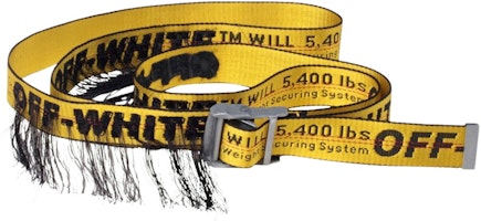Off-White Artisan Industrial Belt Yellow/Black Off-White Artisan Industrial Belt Yellow/Black