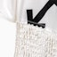 Lookbook Off-White Asymmetric Arrows Fringe T-shirt White/Black