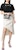 Off-White Asymmetric Draped Skirt White