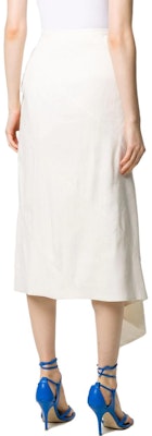 Off-White Asymmetric Draped Skirt White Lookbook Off-White Asymmetric Draped Skirt White