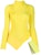 Off-White Asymmetric Knit Top 'Yellow'