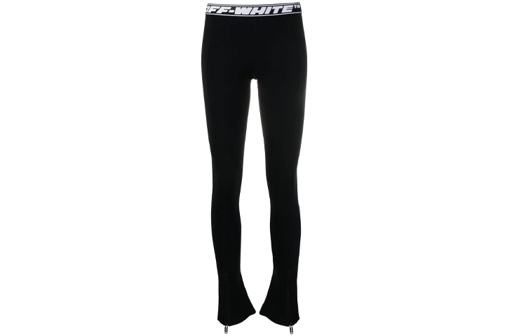Off-White Athleisure Split Leggings 'Black'