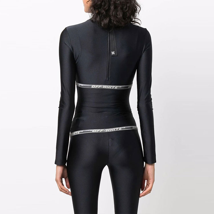 Lookbook Off-White Logo Atlético Brillante 'Negro'. OWVO045F21JER0011000