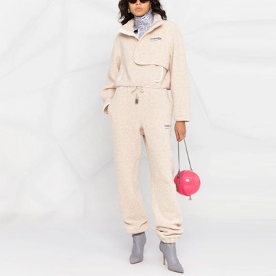 Off-White Athletic Teddy Pant 'Beige' Order Off-White Athletic Teddy Pant 'Beige'