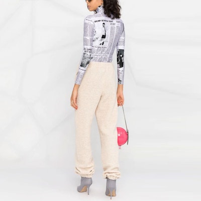 Off-White Athletic Teddy Pant 'Beige' Lookbook Off-White Athletic Teddy Pant 'Beige'