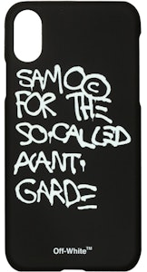 Kes Telefon Off-White Avantgarde iPhone X (SS19) Hitam/Putih Buy Kes Telefon Off-White Avantgarde iPhone X (SS19) Hitam/Putih