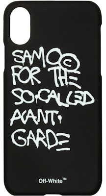 Off-White Avantgarde iPhone X Case (SS19) Black/White Buy Off-White Avantgarde iPhone X Case (SS19) Black/White