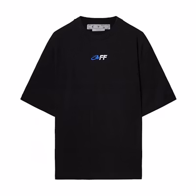 OFF-WHITE Back Graphic Print Regular Fit Short Sleeve T-Shirt Black OMAA120S23JER0071001