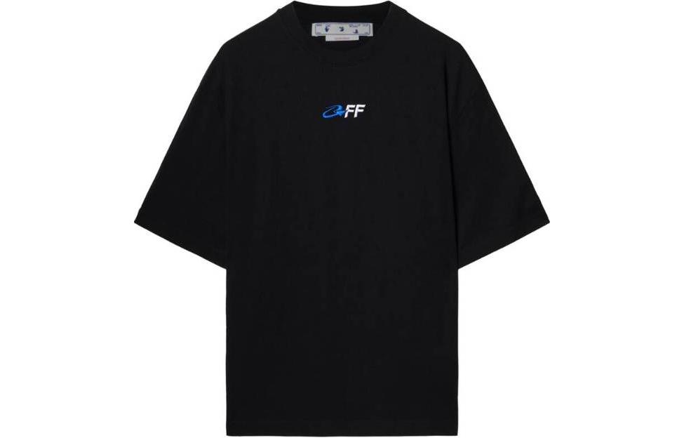 OFF-WHITE Back Graphic Print Regular Fit Short Sleeve T-Shirt Black OMAA120S23JER0071001 圖 2