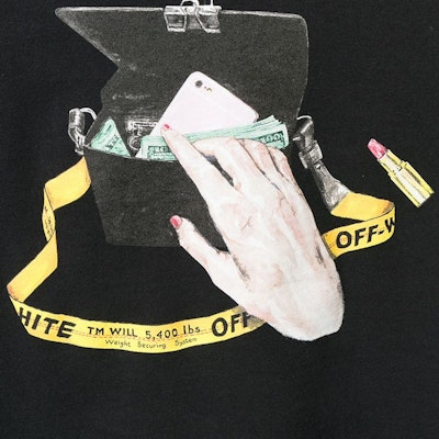 Off-White Bag Graphic T-shirt Black/Multicolor Order Off-White Bag Graphic T-shirt Black/Multicolor