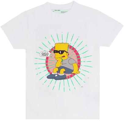 Kaos Kacamata Bart Off-White Putih Buy Kaos Kacamata Bart Off-White Putih