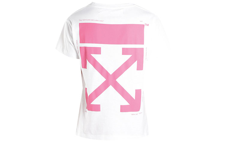 OFF-WHITE Bart Graphic Short Sleeve T-Shirt White Men OMAA036S191850030188 圖 3