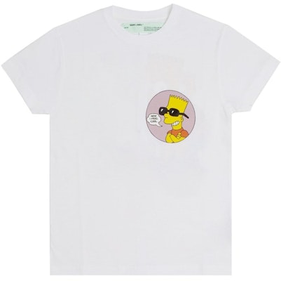 Off-White Bart Public Enemy T-Shirt White Buy Off-White Bart Public Enemy T-Shirt White