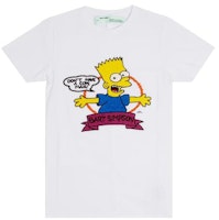 Off-White Bart T-Shirt White Off-White Bart T-Shirt White