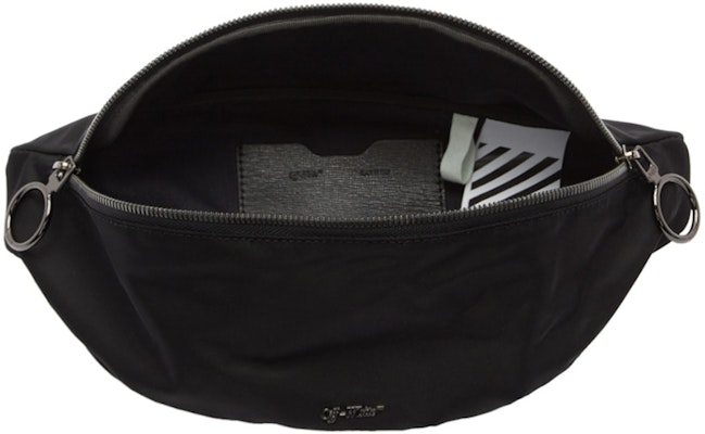 OFF-WHITE Basic Fannypack Black Yellow Lookbook OFF-WHITE Basic Fannypack Black Yellow