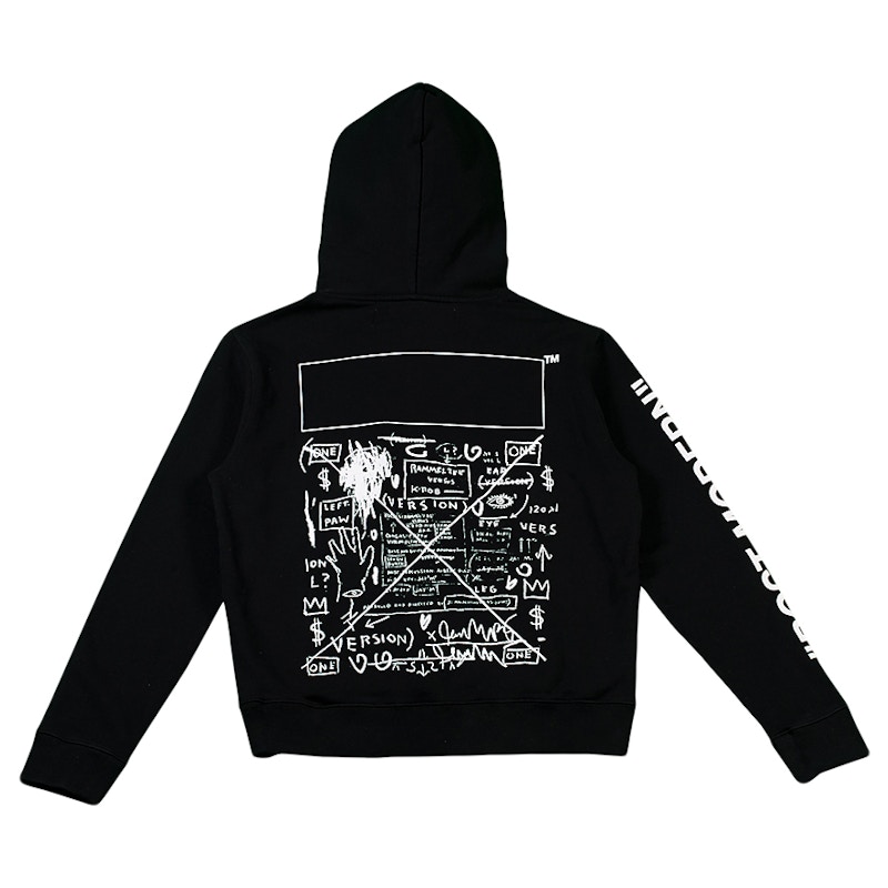 Off-White Basquiat Graphic Hoodie Black/White 圖 2