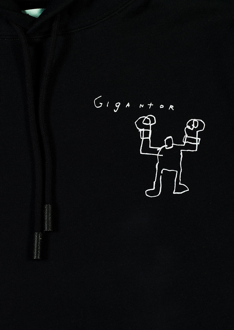 Off-White Basquiat Graphic Hoodie Black/White 圖 3