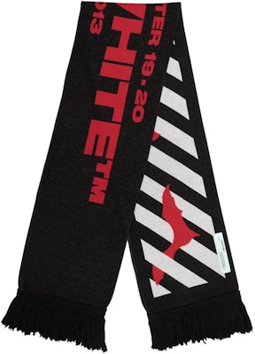 Off-White Bats Scarf Black/White/Red Order Off-White Bats Scarf Black/White/Red