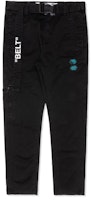 Off-White Belted Low Crotch Slim Fit Denim Jeans Black Off-White Belted Low Crotch Slim Fit Denim Jeans Black