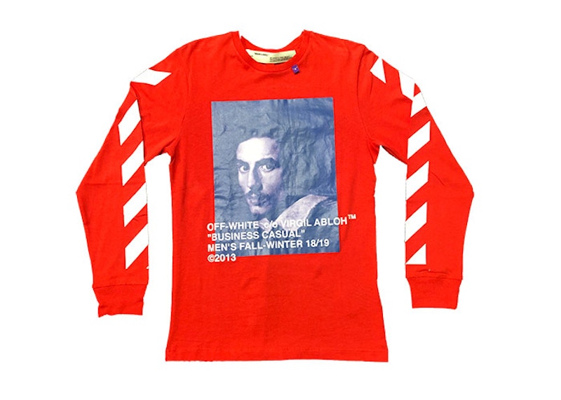 Buy 紅色Off-White Bernini長袖T恤