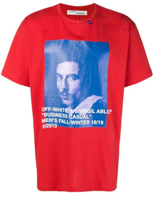 紅色Off-White拼接T恤(貝爾尼尼款) Buy 紅色Off-White拼接T恤(貝爾尼尼款)