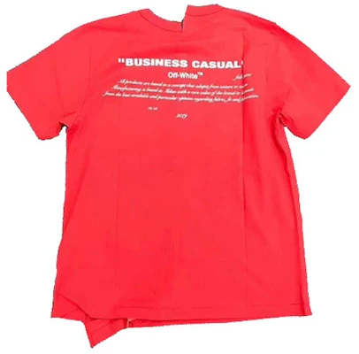 紅色Off-White拼接T恤(貝爾尼尼款) Order 紅色Off-White拼接T恤(貝爾尼尼款)