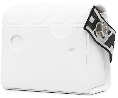 OFF-WHITE Binder 18肩包 SS22斜纹压花白黑色 Order OFF-WHITE Binder 18肩包 SS22斜纹压花白黑色