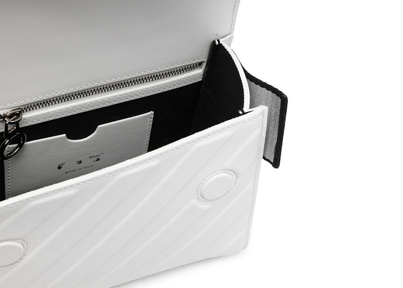 Lookbook OFF-WHITE Binder 18肩包 SS22斜纹压花白黑色