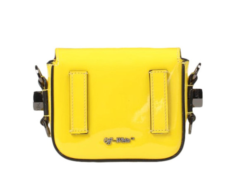 OFF-WHITE Binder Clip Bag Baby Yellow Black 圖 2