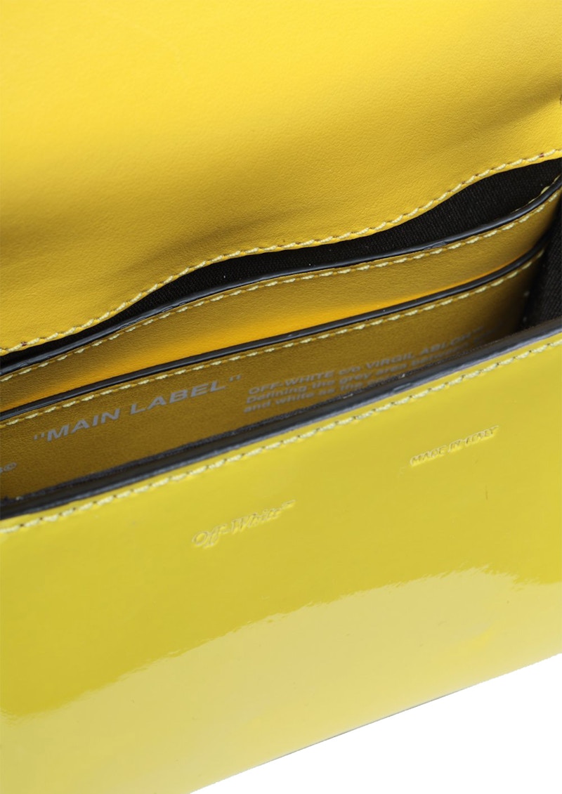 OFF-WHITE Binder Clip Bag Baby Yellow Black 圖 3