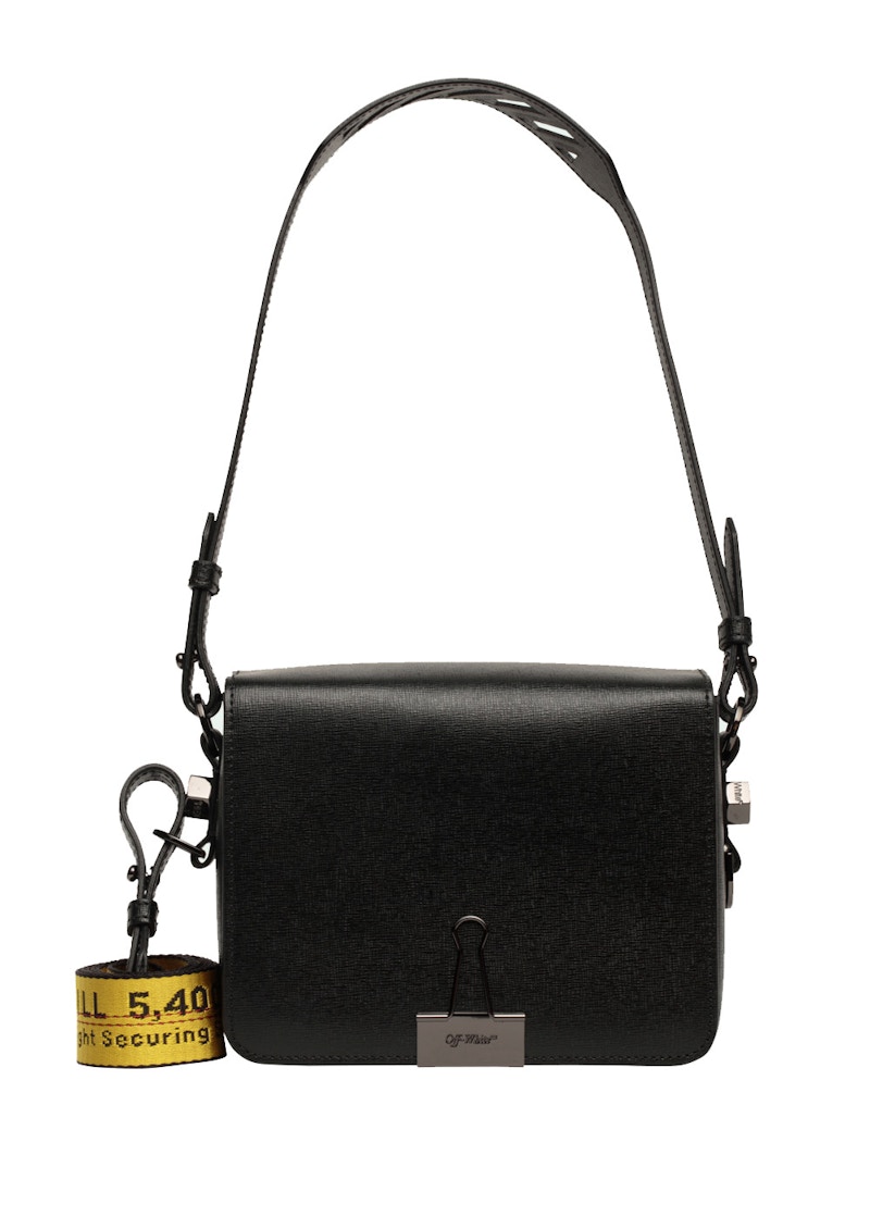 Buy OFF-WHITE Beg 'Binder Clip' Hitam Kuning