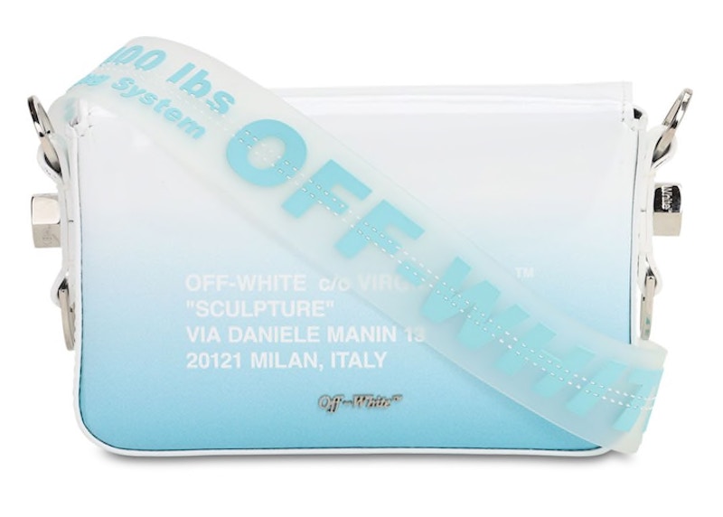 OFF-WHITE Binder Clip Bag Degrade Mini Light Blue 圖 2