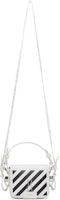 OFF-WHITE Binder Clip Bag Diag Baby White Black OFF-WHITE Binder Clip Bag Diag Baby White Black