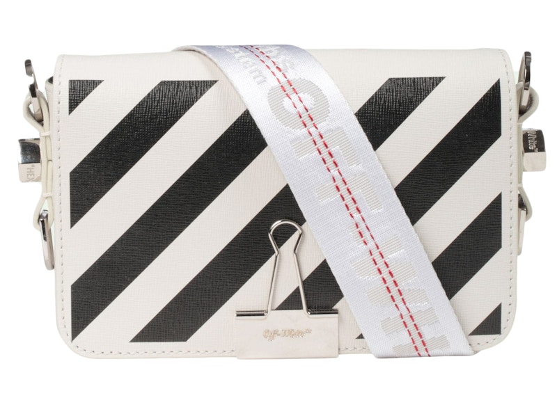 OFF-WHITE Binder Clip Bag Diag Mini Off-White/Black