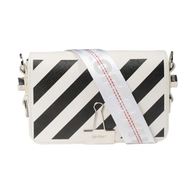 OFF-WHITE Binder Clip Bag Diag Mini Off-White/Black