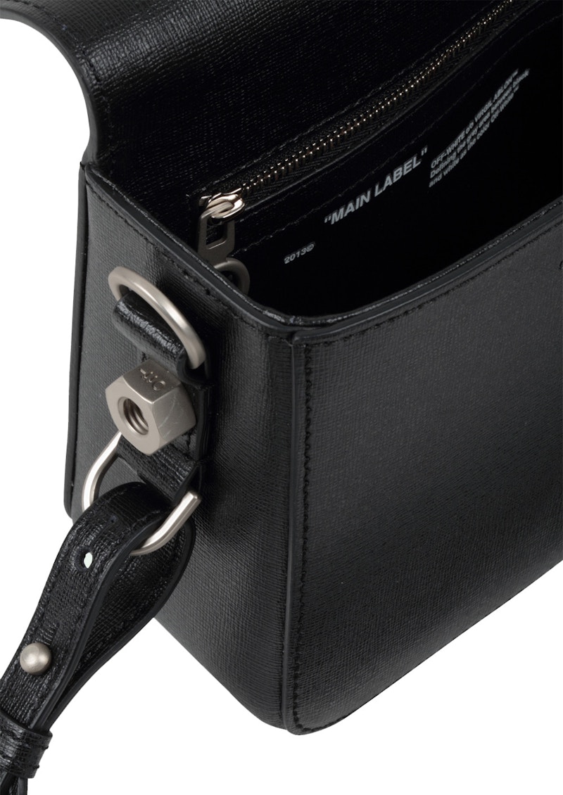 OFF-WHITE Binder Clip Bag Sculpture Black White 圖 2