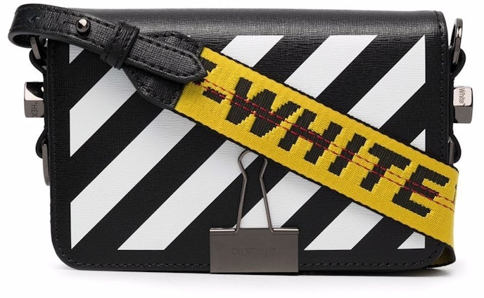 off-white-binder-clip-bag-ss-22-mini-diag-stripe-black-white-yellow