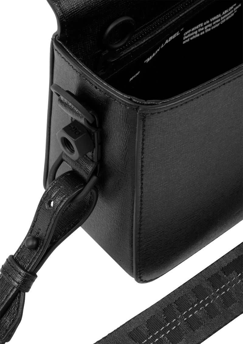 OFF-WHITE Binder Clip Diag Bag Black/White Black-tone 圖 2