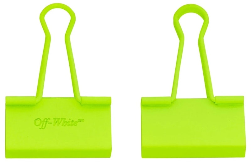 off-white-binder-clip-lime-green