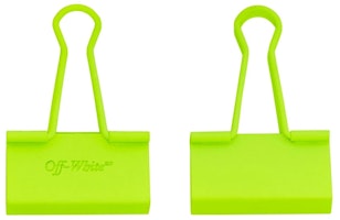 OFF-WHITE Binder Clip Lime Green OFF-WHITE Binder Clip Lime Green