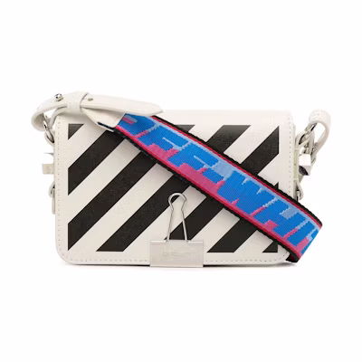 OFF-WHITE Binder Clip Shoulder Bag White Black Blue Pink
