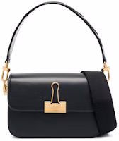 Off-White Binder Leather Shoulder Bag Black Off-White Binder Leather Shoulder Bag Black