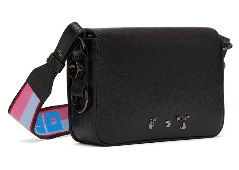 OFF-WHITE Binder Mini Flap Bag Black/White - Novelship